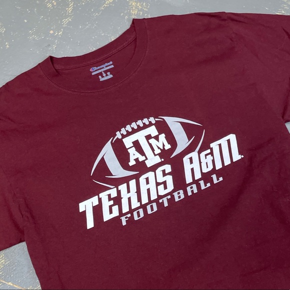 Champion Texas A&M Aggies Football Shirt Large University - Picture 3 of 7